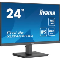 iiyama ProLite XU2492HSU-B6 24" monitor Zwart (mat), HDMI, DisplayPort, USB, Audio