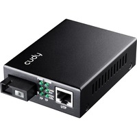 Cudy MC100GSB-40B Gigabit Ethernet Media Converter WDM BiDi mediaconverter Zwart