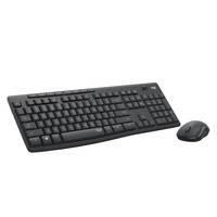 Logitech MK295 Silent Wireless Keyboard and Mouse Combo desktopset Zwart, US-International lay-out (QWERTY), 100%