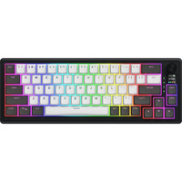 Hator Skyfall Pro Wireless, gaming toetsenbord Zwart, US lay-out, HATOR Aurum Vanilla Silent, 65%, RGB, Double-shot PBT, Hot-swap, 2.4GHz / Bluetooth / USB-C