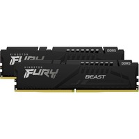 Kingston FURY Beast 32 GB DDR5-5600 (2x 16 GB) werkgeheugen Zwart, KF556C36BBEK2-32, XMP 3.0, EXPO