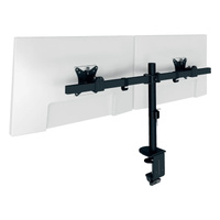 Leitz Ergo Slim Dubbele Monitorarm Zwart