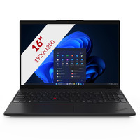 Lenovo ThinkPad L16 Gen 2 (21SC001GMH) 16"  laptop Zwart | Ryzen 5 PRO 215 | Radeon 740M | 16 GB | 512 GB SSD