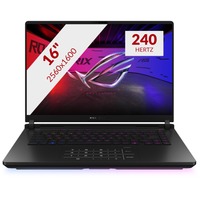 ASUS ROG Strix SCAR 16 G635LX-RW042W 16"  Copilot+ gaming laptop Zwart | Core Ultra 9 275HX | RTX 5090 | 64 GB | 1 TB SSD + 1 TB SSD