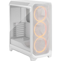 Fractal Design Meshify 3 RGB TG Clear Tint midi tower behuizing Wit | 2x USB-A | 1x USB-C | RGB | Tempered Glass