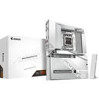 GIGABYTE B850 AORUS STEALTH ICE socket AM5 moederbord Wit, RAID, 5Gb-LAN, Wi-Fi 7, BT, Sound, ATX