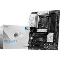 MSI PRO B760-P II socket 1700 moederbord Zwart, RAID, 2,5Gb-LAN, Sound, ATX