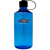 Nalgene Drinkfles “Narrow Mouth Sustain” 1 liter, 32oz Transparant/blauw