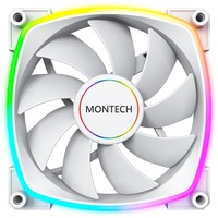 Montech AX140 fan PWM RGB case fan Wit, 140 x 140 x 25 mm