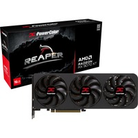 PowerColor Radeon RX 9070 XT Reaper 16GB GDDR6 grafische kaart Zwart, RDNA4, GDDR6, 3x DisplayPort, 1x HDMI
