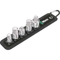 Wera 781/5 Adapter set 1, 6‑delig Zwart