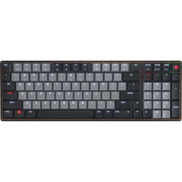CHERRY KW 550 MX LP mechanisch toetsenbord Zwart, US lay-out (QWERTY), Cherry MX Low Profile 2.0 Ivory, 96%, White leds, PBT keycaps