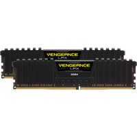 Corsair 16 GB DDR4-3600 Kit werkgeheugen Zwart, CMK16GX4M2Z3600C18, Vengeance LPX, XMP, AMD Ryzen Optimized