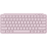 Keychron B1 Pro-K4 toetsenbord Lichtroze, US-International lay-out (QWERTY), Scissor switches, 75%, ABS Keycaps, 2.4GHz | Bluetooth 5.2 | USB-C