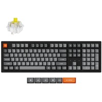 Keychron K10 Max-H4 RGB mechanisch toetsenbord Zwart, US lay-out (QWERTY), Keychron Super Banana, 100%, RGB leds, OSA Double-shot PBT, hot swap, USB-C | 2.4 GHz | Bluetooth 5.1