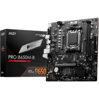 MSI PRO B650M-B socket AM5 moederbord Zwart, RAID, 2.5 Gb-LAN, Sound, µATX