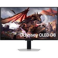 Samsung Odyssey OLED G8 G80SD LS32DG802SUXEN 32" 4K Ultra HD gaming monitor Zilver, 1x DisplayPort, 2x HDMI, 2x USB-A, 240 Hz