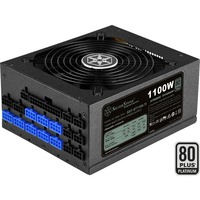 SilverStone SST-ST1100-TI v2.0, 1100 Watt voeding Zwart, 8x PCIe, Kabel-Management