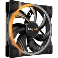 be quiet! Light Wings PWM 140 mm case fan Zwart, 4-pin PWM fan-connector
