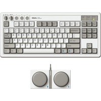 8BitDo Retro Mechanical Keyboard M Edition Grijs, US lay-out (QWERTY), Kailh Box White, 80% (TKL), Bluetooth Low Energy, Wireless 2.4G, USB