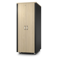 APC NetShelter AR4038LIA, 38U server rack Houtkleur/zwart, 75(b) x 194(h) x 113,04(d) cm, geluiddicht