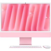 Apple iMac 2024 M4 24" (MWV53N/A) all-in-one pc Roze | M4 10 Core | 10‑core GPU | 16 GB | 512 GB SSD