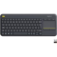 Logitech K400 Plus toetsenbord Antraciet, EU lay-out (QWERTY)