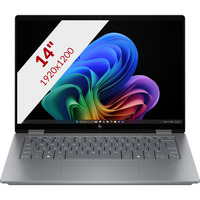 HP OmniBook X FlipNGAI 14-fk0050nd 14"  Copilot+ 2-in-1 laptop Zilver | Ryzen AI 5 340 | Radeon 840M | 16 GB | 512 GB SSD | Touch