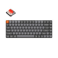 Keychron K3 Max-A1, toetsenbord Zwart, US lay-out, Gateron Low Profile 2.0 Mechanical Red, White leds, 75%, Double-shot PBT, 2.4GHz | Bluetooth 5.1 | USB-C