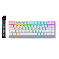 MCHOSE Ace 68 Hall Effect Magnetic Switch Gaming Keyboard Wit, US lay-out, KTEK Magnetic Max, 60%, RGB, Hot swap, USB-C, Hall Effect Sensor