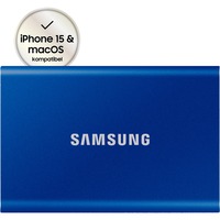 Samsung Portable T7, 2 TB externe SSD Blauw, MU-PC2T0H/WW, USB-A 3.2 (10 Gbit/s)