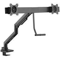 goobay Dual Monitor Mount Office monitorarm Zwart