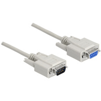 DeLOCK Serial RS-232 extension 9-Pin male naar 9-Pin female kabel 2 meter