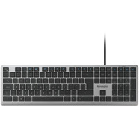 Kensington KB515 EQ USB-C/USB-A Wired Keyboard Grijs, US-International lay-out (QWERTY), Scissor switches, 100%