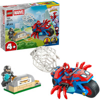 LEGO LEGO Spidey on his Motorcycle vs. Rhino Constructiespeelgoed 