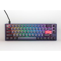 Ducky One 3 Cosmic Blue SF RGB mechanisch toetsenbord Donkerblauw, US lay-out (QWERTY), Cherry MX Speed Silver, 65%, RGB leds, Double-shot PBT, Hot-swappable, QUACK Mechanics