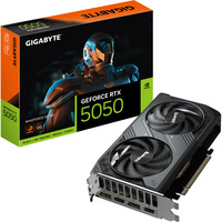 GIGABYTE GeForce RTX 5050 WINDFORCE OC 8G grafische kaart 2x DisplayPort, 2x HDMI 2.1, DLSS 4