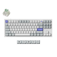 Keychron Q3 HE 8K Magnetic Switch Keyboard, toetsenbord Wit, US lay-out, Keychron Ultra-Fast Lime, 80% (TKL), RGB, Hot swap, 8K