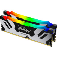 Kingston FURY 48 GB DDR5-8000 (2x 24 GB) Kit werkgeheugen Zilver/zwart, KF580C38RSAK2-48, Renegade RGB, XMP 3.0
