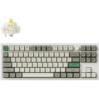 Keychron Q3 Max-P4 RGB mechanisch toetsenbord Wit, US lay-out (QWERTY), Gateron Jupiter Banana, 80% (TKL), RGB leds, KSA double-shot PBT, hot swap, Knob, 2.4GHz | Bluetooth 5.1 | USB-C