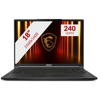 MSI Stealth A18 AI+ A3XWHG-008NL 18"  Copilot+ gaming laptop Zwart | Ryzen AI 9 HX 370 | RTX 5070 Ti | 32 GB | 2 TB SSD