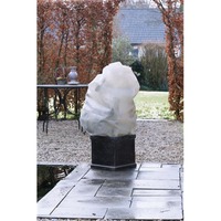 Nature Winterafdekhoes met koord, voor planten 1 m x Ø 50 cm afdekking Beige, 3 stuks