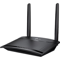 TP-Link 300 Mbps Wireless N 4G LTE Router TL-MR100 wlan lte router Zwart, micro-SIM | Mifi | zonder accu