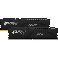 Kingston FURY Beast 32 GB DDR5-5200 (2x 16 GB) werkgeheugen Zwart, KF552C40BBK2-32, XMP 3.0