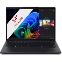 Lenovo ThinkPad T14 Gen 6 (21QJ0013MH) 14" Copilot+ laptop Zwart | Ryzen AI 5 PRO 340 | Radeon 840M | 16 GB | 512 GB SSD