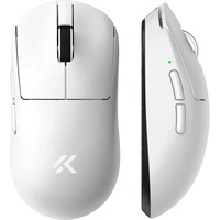 MCHOSE MCHOSE A7 V2 Pro Lightweight WL wi gaming muis Wit, 26.000 DPI, 8K, 2.4 GHz / Bluetooth / USB-C
