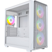Montech X5M midi tower behuizing Wit | 2x USB-A | 1x USB-C | RGB | Tempered Glass