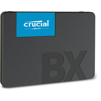 Crucial BX500, 240 GB  SSD Zwart, CT240BX500SSD1, SATA/600