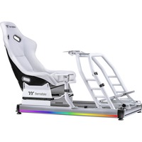 Thermaltake GR500 Racing Simulator Cockpit Snow racing simulator Wit
