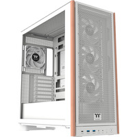 Thermaltake S370 WS Snow midi tower behuizing Wit | 2x USB-A | 1x USB-C | Tempered Glass